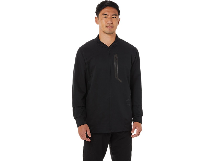 ACTIBREEZE DOUBLE RUSSEL MESH JACKET Performance Black Asics