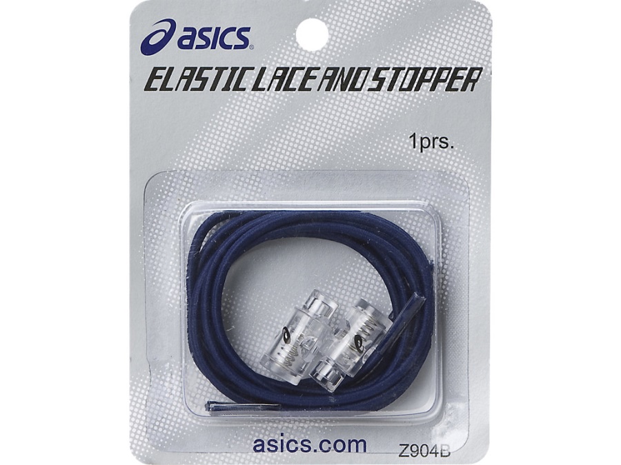 Asics ASICS ELASTIC LACE AND STOPPER Navy