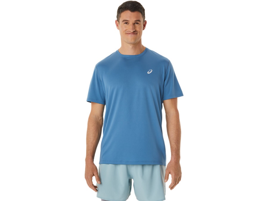 Asics Azure KATAKANA SHORT SLEEVED TOP