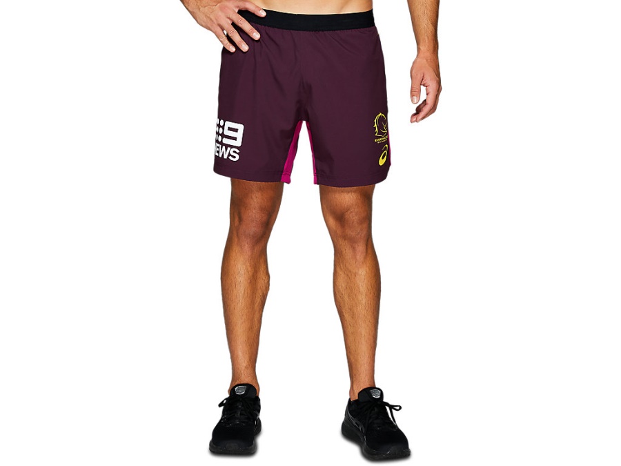 Asics BRISBANE BRONCOS TRAINING SHORT Deep Mars