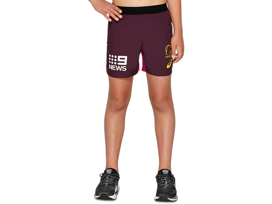 Asics BRISBANE BRONCOS TRAINING SHORT YOUTH Deep Mars