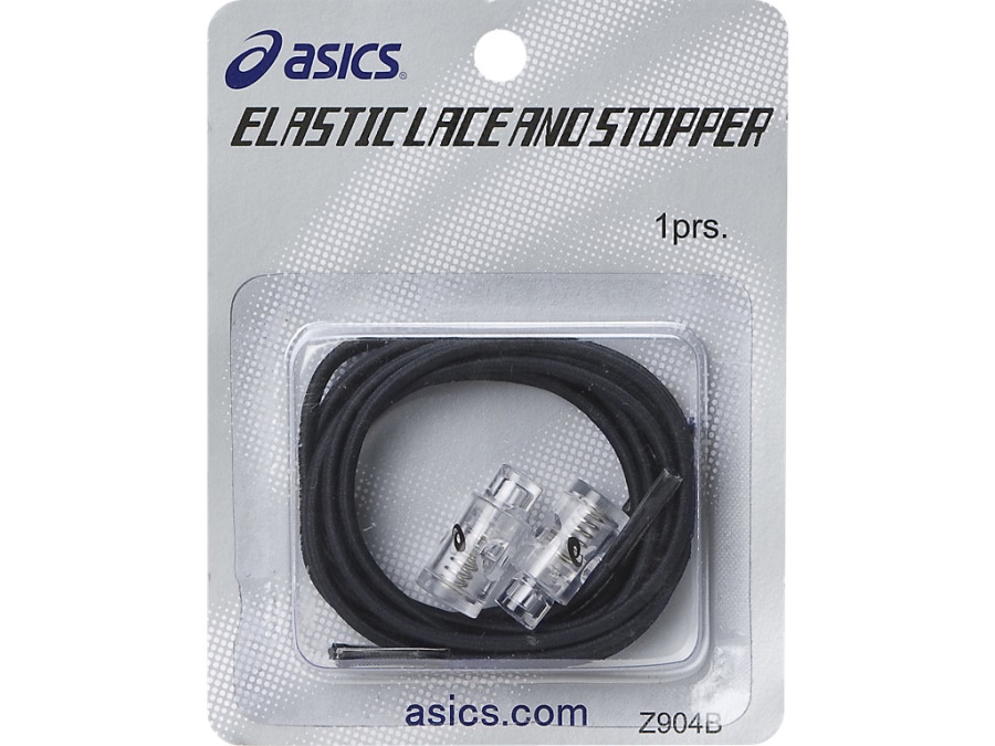 Asics Black ASICS ELASTIC LACE AND STOPPER