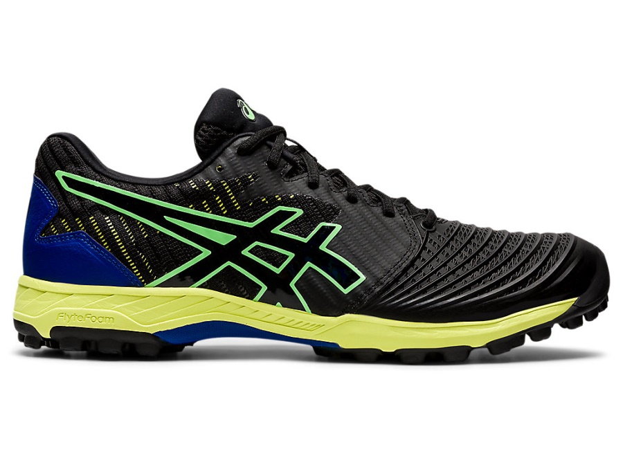 Asics Black-Bright Lime FIELD ULTIMATE FF