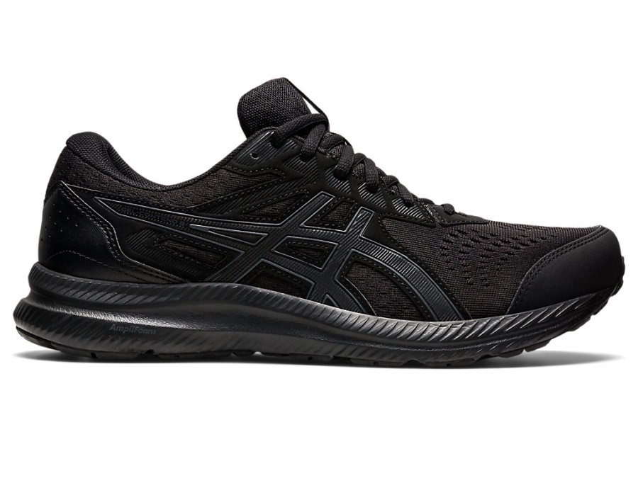 Asics Black-Carrier Grey GEL-CONTEND 8 (4E EXTRA WIDE)