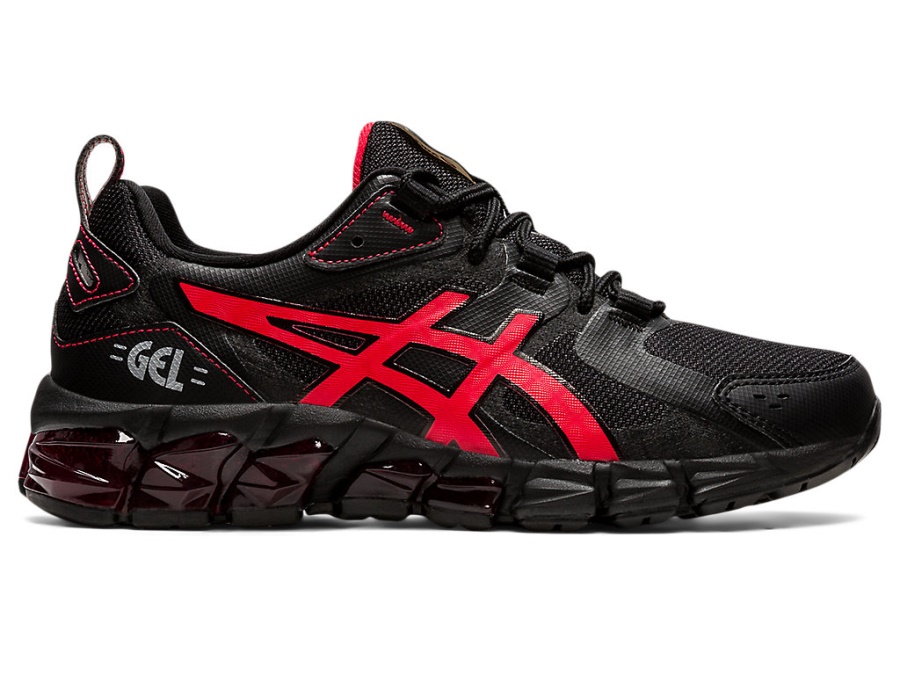 Asics Black-Electric Red GEL-QUANTUM 180 6 GS