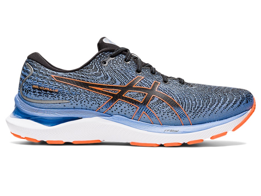 Asics Black-Shocking Orange GEL-CUMULUS 24 (2E WIDE)