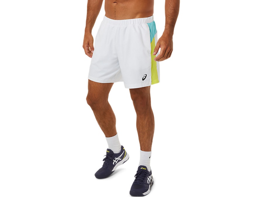 Asics Brilliant White COURT COLOR BLOCK SHORT