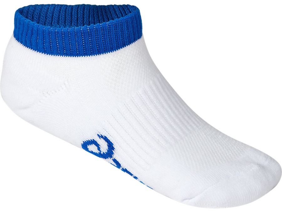 Asics Brilliant White-Illusion Blue KIDS PACE LOW SOCKS