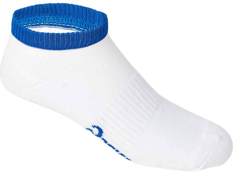 Asics Brilliant White-Illusion Blue PACE LOW SOCK