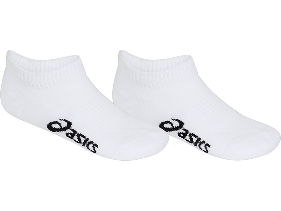 Asics Brilliant White KIDS PACE LOW SOLID SOCK 2 PACK