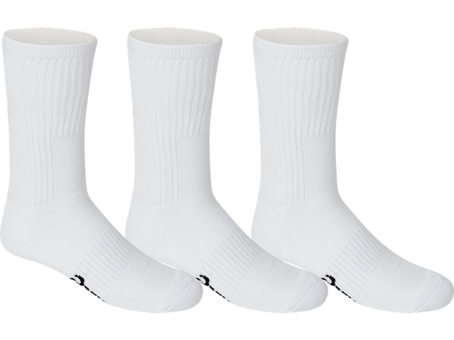 Asics Brilliant White PACE CREW SOCKS 3 PACK