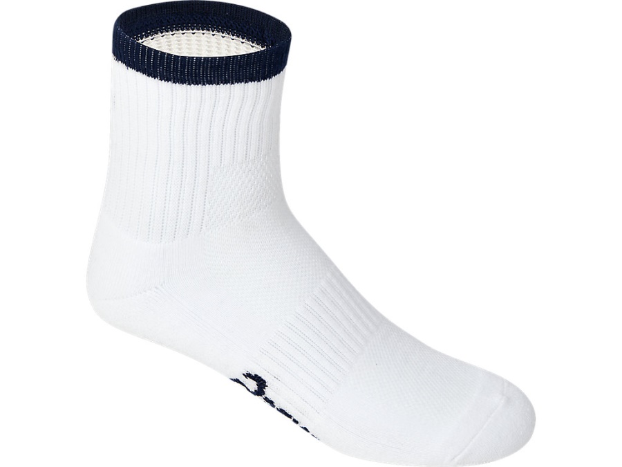 Asics Brilliant White-Peacoat PACE QTR SOCK