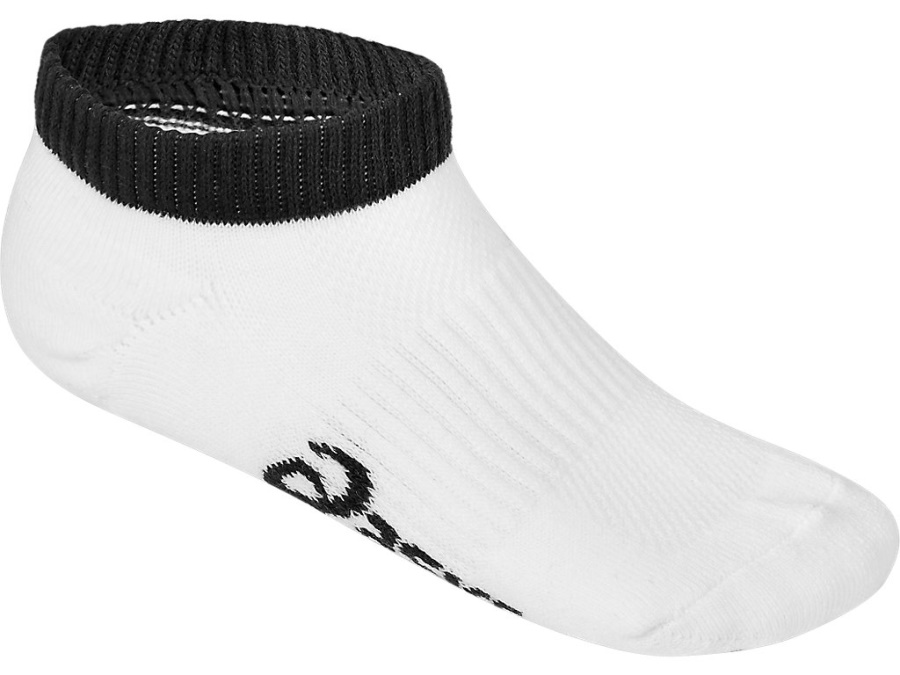 Asics Brilliant White-Performance Black KIDS PACE LOW SOCKS