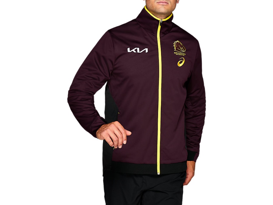 Asics Deep Mars BRISBANE BRONCOS TRAVEL JACKET