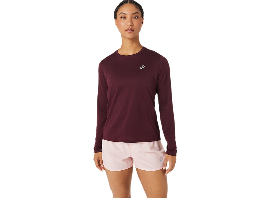 Asics Deep Mars SILVER LONG SLEEVED TOP