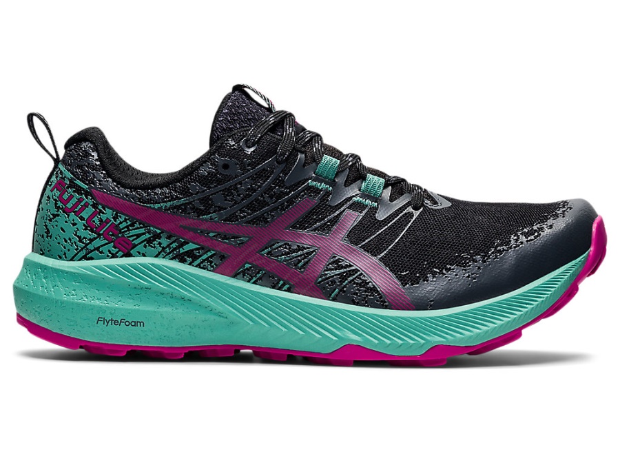 Asics FUJI LITE 2 Black-Fuchsia Red