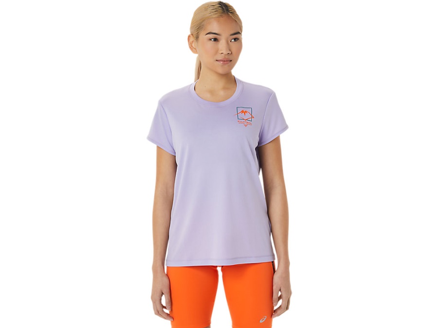 Asics FUJITRAIL LOGO SHORT SLEEVED TOP Vapor