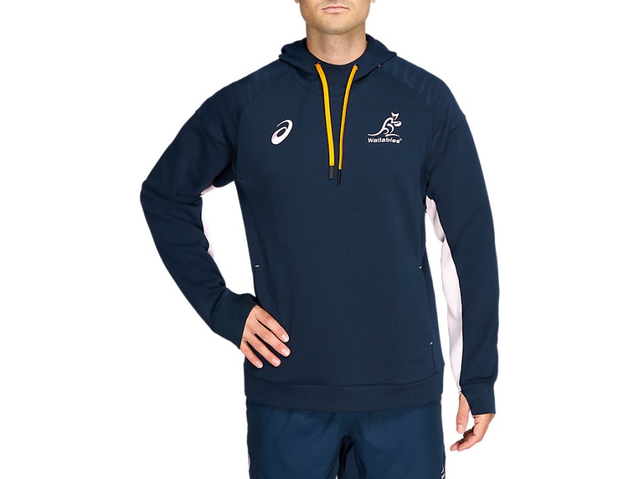 Asics French Blue WALLABIES TRAINING HOODIE