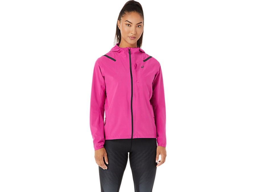 Asics Fuchsia Red ACCELERATE WATERPROOF 2.0 JACKET