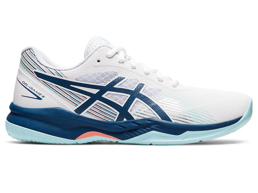 Asics GEL-GAME 8 White-Light Indigo