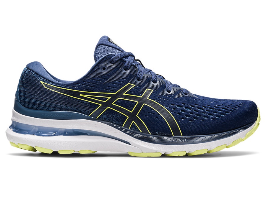 Asics GEL-KAYANO 28 Thunder Blue-Glow Yellow