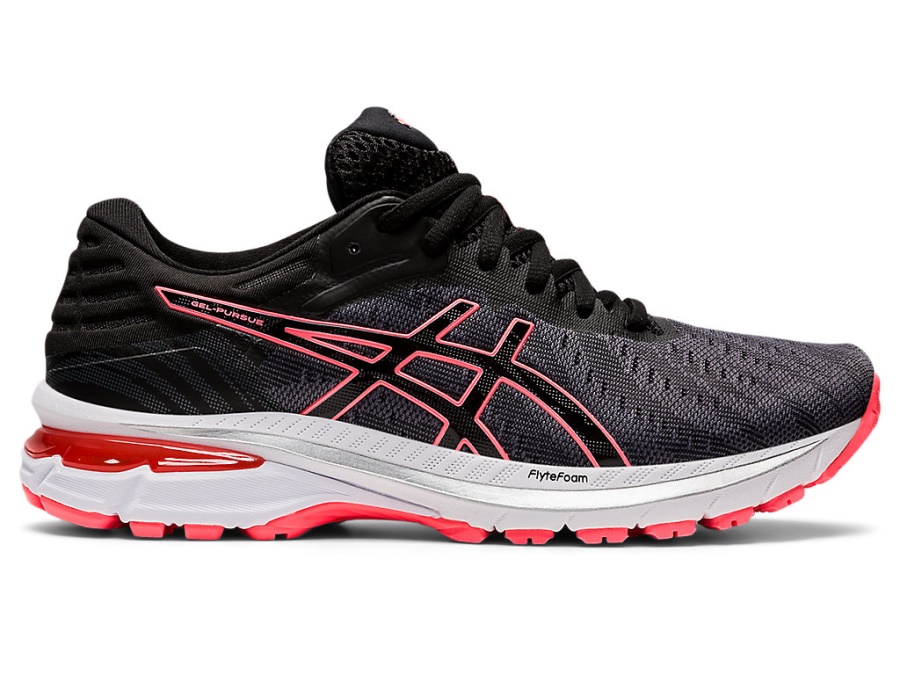 Asics GEL-PURSUE 7 (D WIDE) Black-Blazing Coral