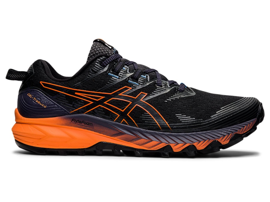 Asics GEL-TRABUCO 10 Black-Shocking Orange