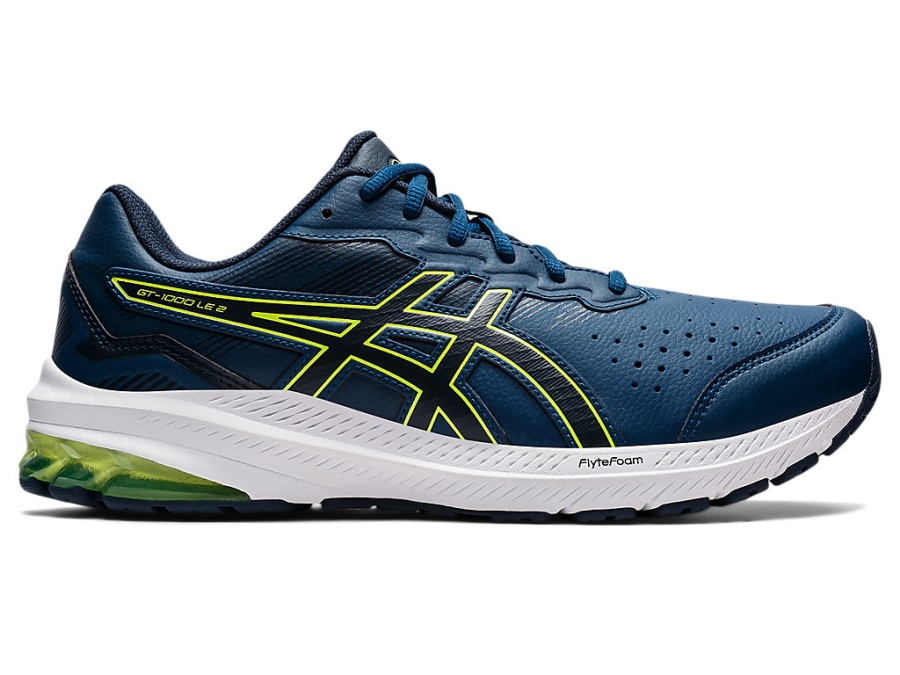 Asics GT-1000 LEATHER 2 (2E WIDE) Mako Blue-French Blue