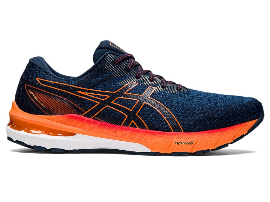 Asics GT-2000 10 Mako Blue-Shocking Orange