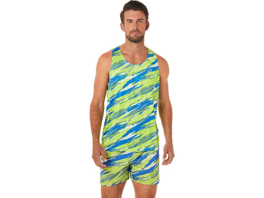 Asics Hazard Green COLOR INJECTION SINGLET