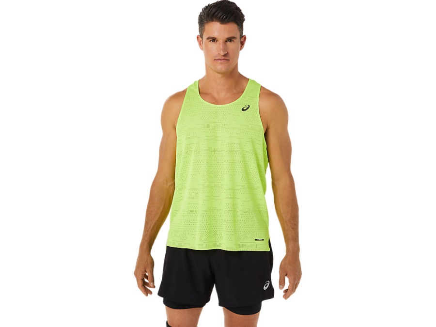 Asics Hazard Green VENTILATE ACTIBREEZE SINGLET