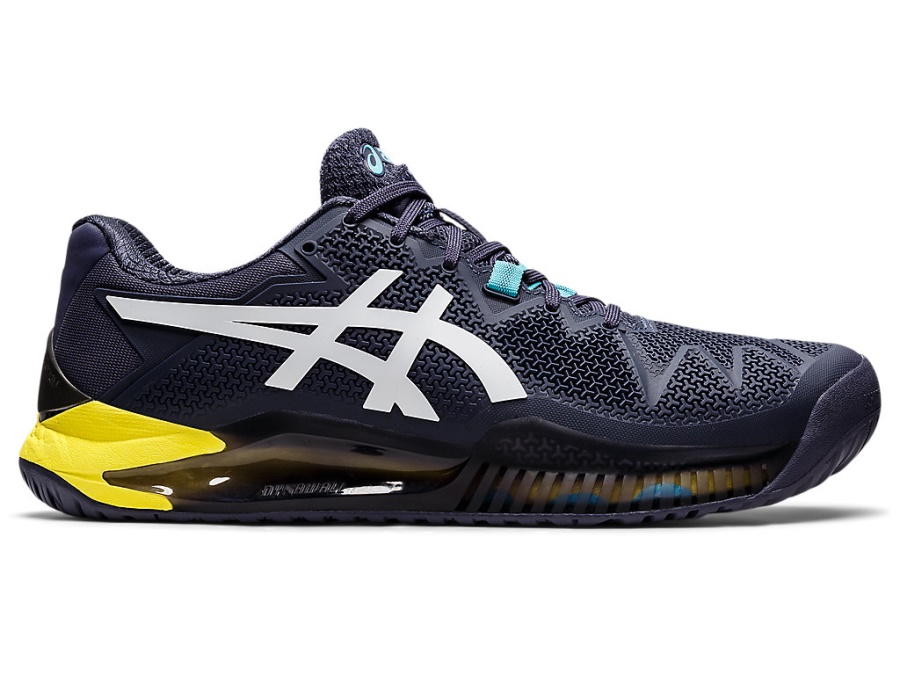 Asics Indigo Fog-White GEL-RESOLUTION 8 (HARDCOURT)