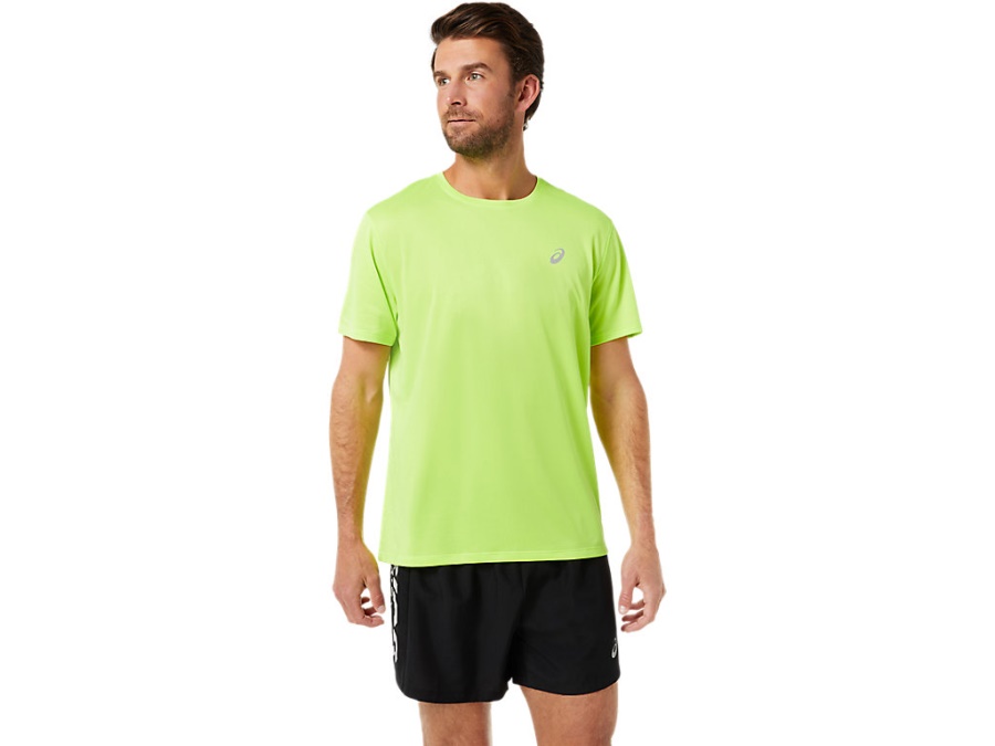 Asics KATAKANA SHORT SLEEVED TOP Hazard Green