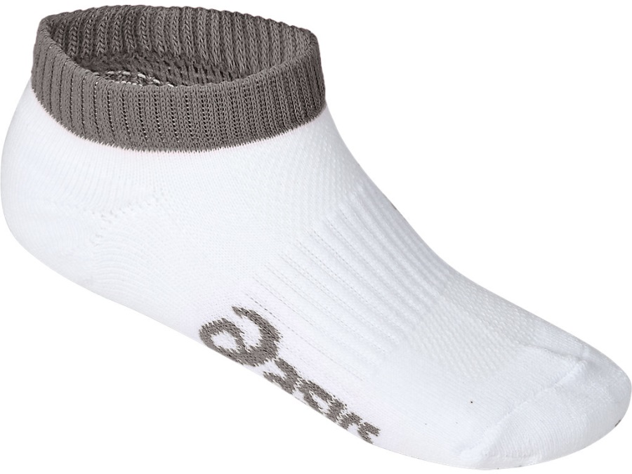 Asics KIDS PACE LOW SOCKS Brilliant White-Piedmont Grey