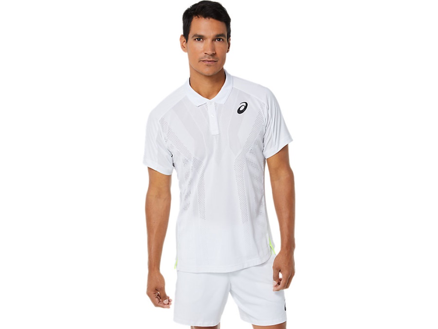 Asics MATCH ACTIBREEZE POLO.SHIRT Brilliant White