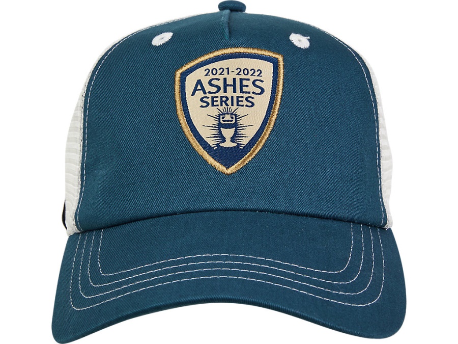 Asics Mako Blue CRICKET AUSTRALIA ASHES TRUCKER CAP