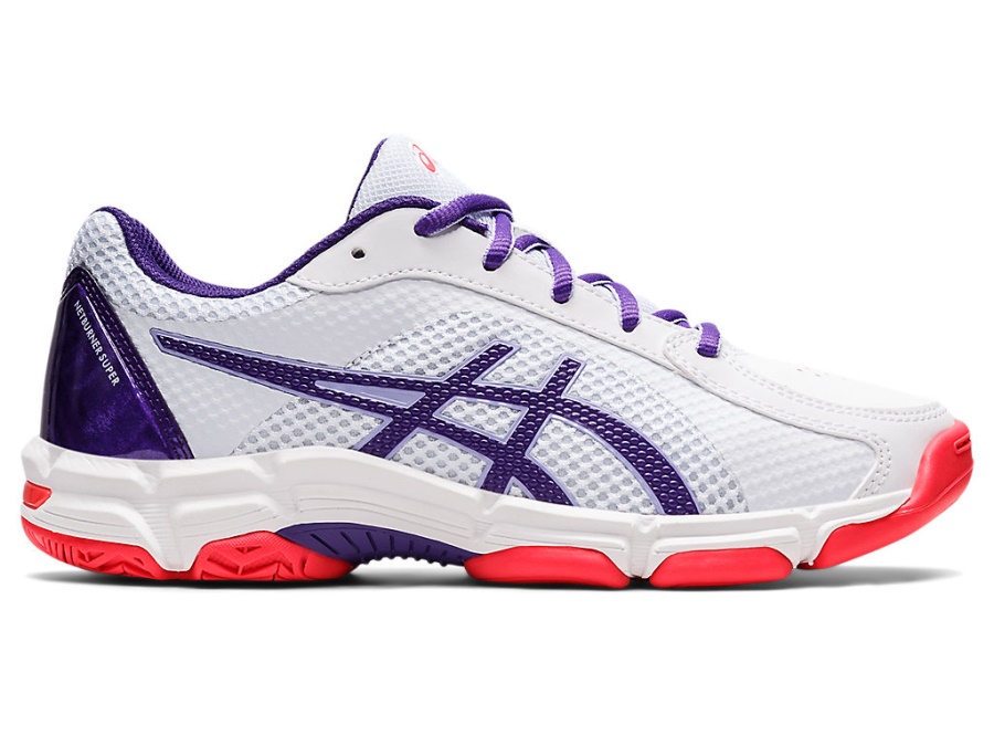 Asics NETBURNER SUPER GS White-Gentry Purple