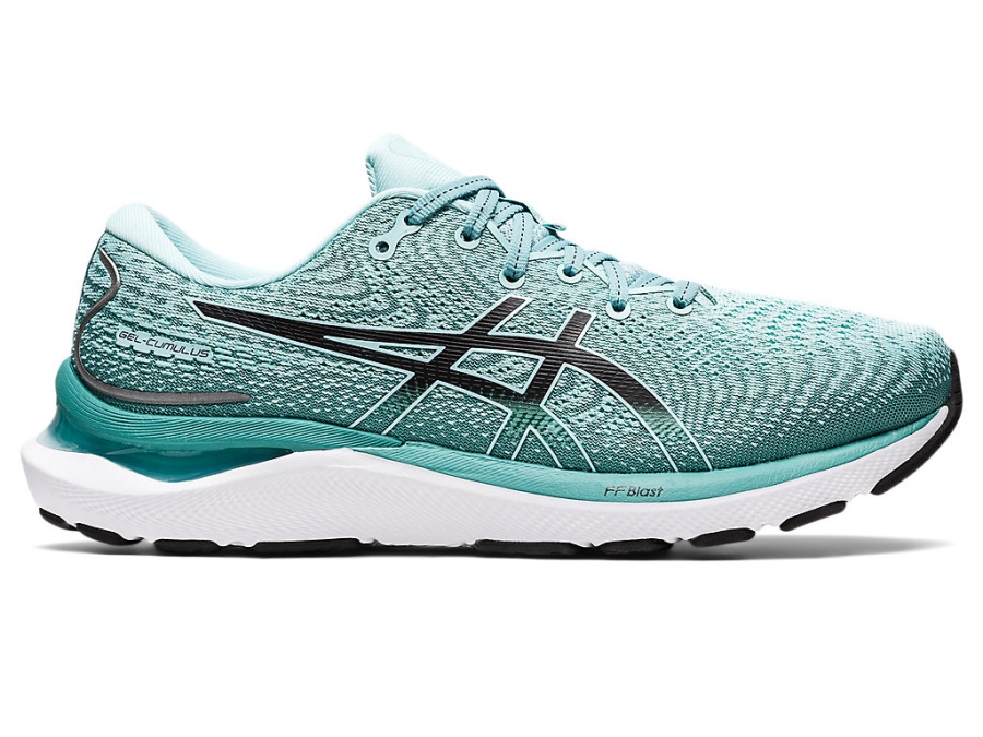 Asics Oasis Green-Black GEL-CUMULUS 24 (D WIDE)