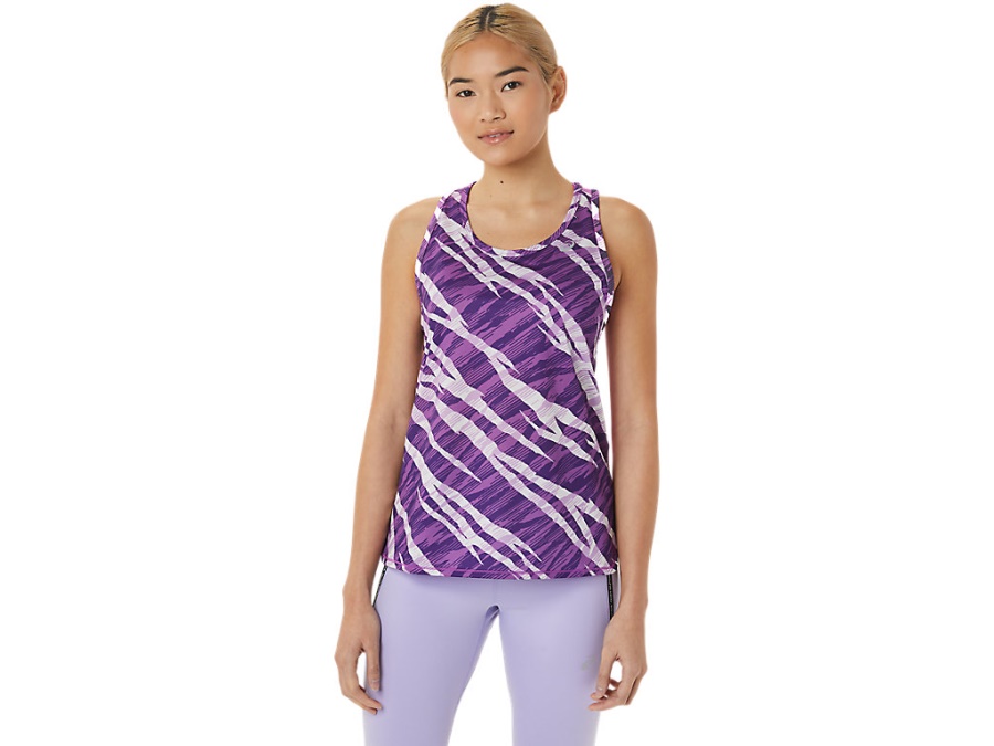 Asics Orchid-Lavender Glow WILD CAMO TANK