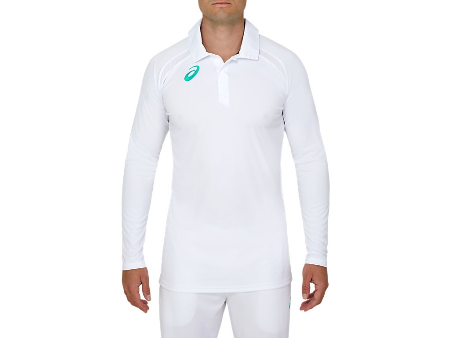 Asics PLAYING SHIRT LONG SLEEVED WHITE Brilliant White