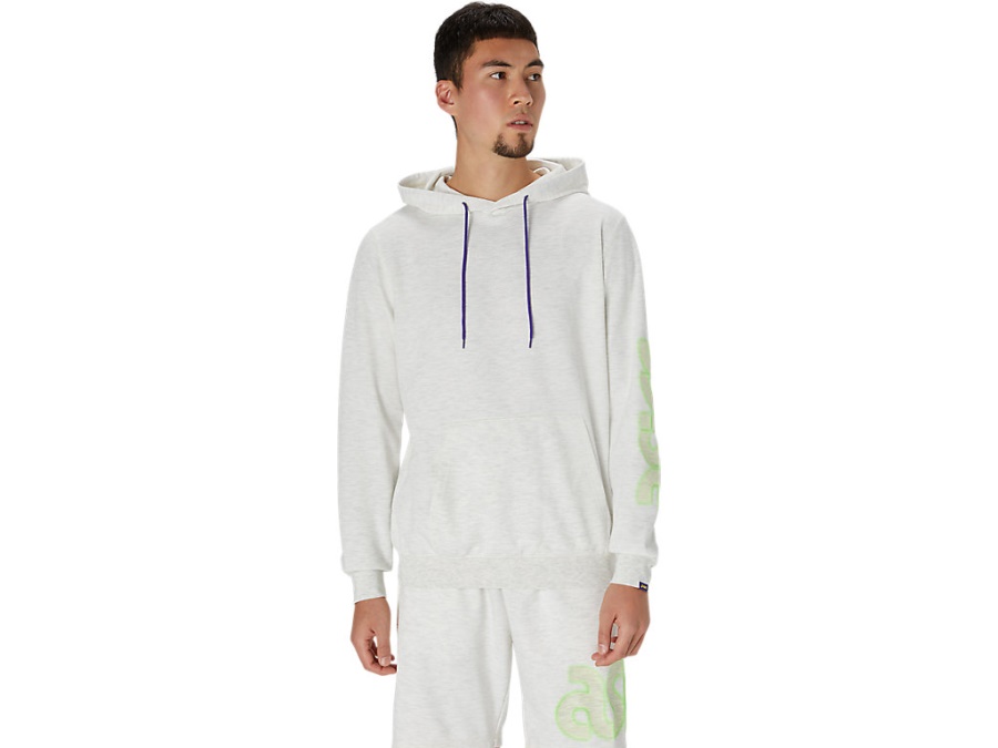 Asics PULL OVER HOODIE Birch Heather