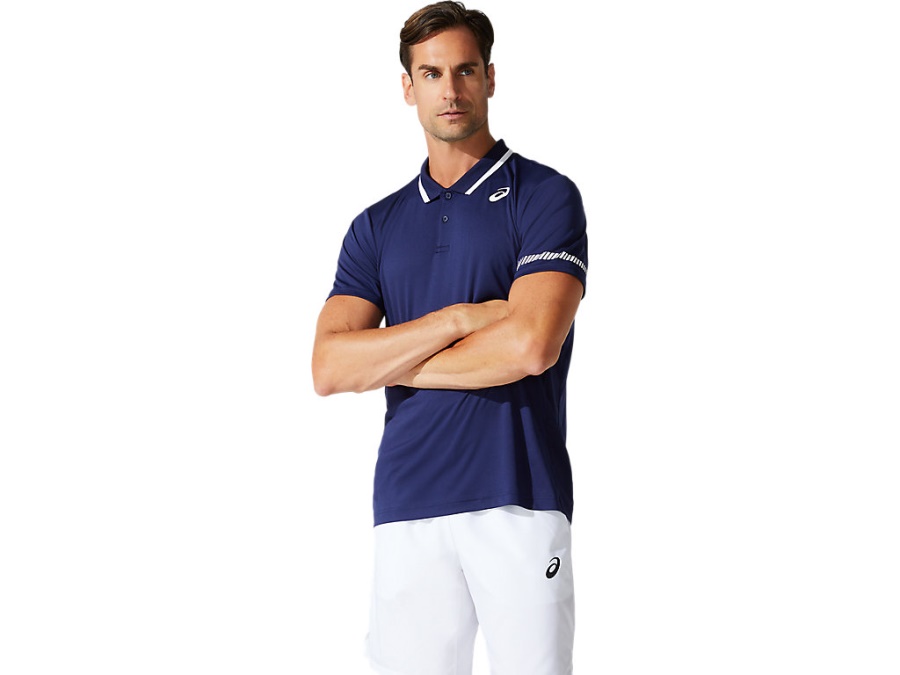 Asics Peacoat COURT POLO SHIRT