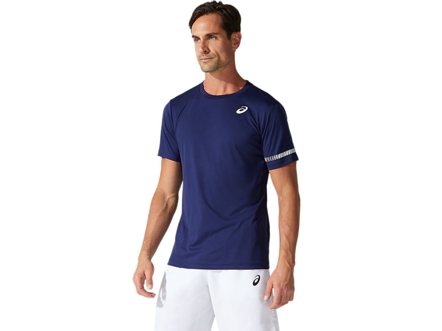 Asics Peacoat COURT SHORT SLEEVED TEE