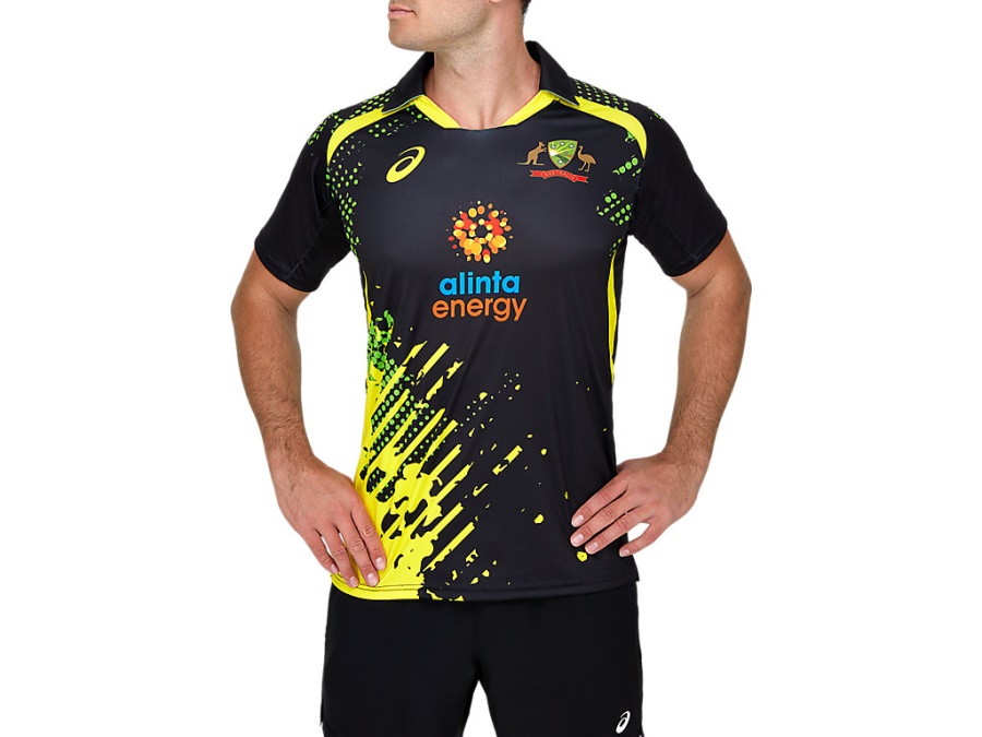 Asics Performance Black CRICKET AUSTRALIA REPLICA T20 SHIRT