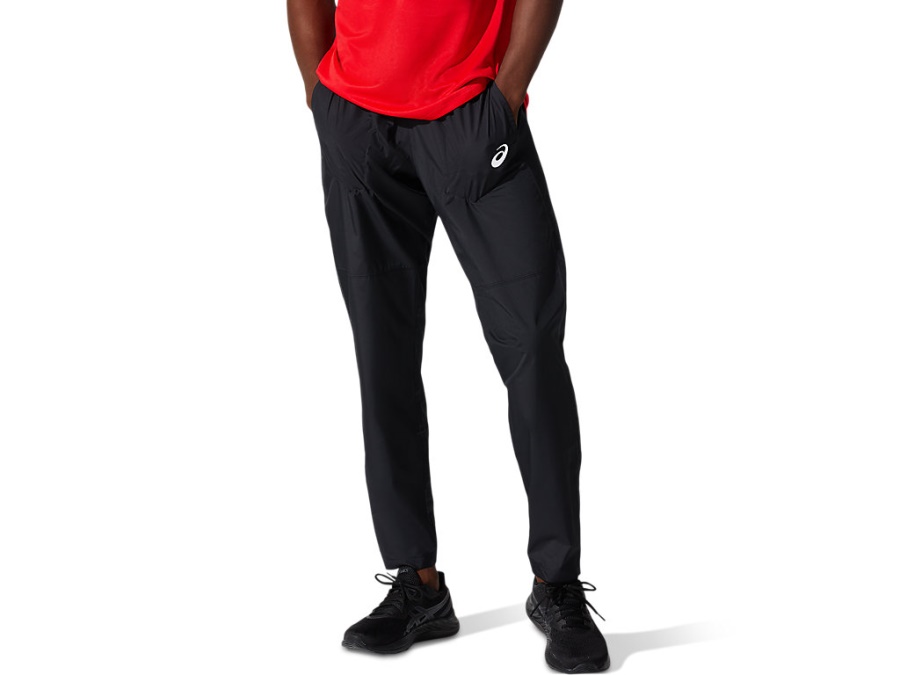 Asics Performance Black SILVER WOVEN PANT