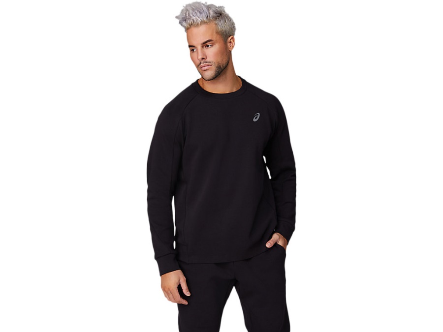 Asics Performance Black TECH KNIT CREW