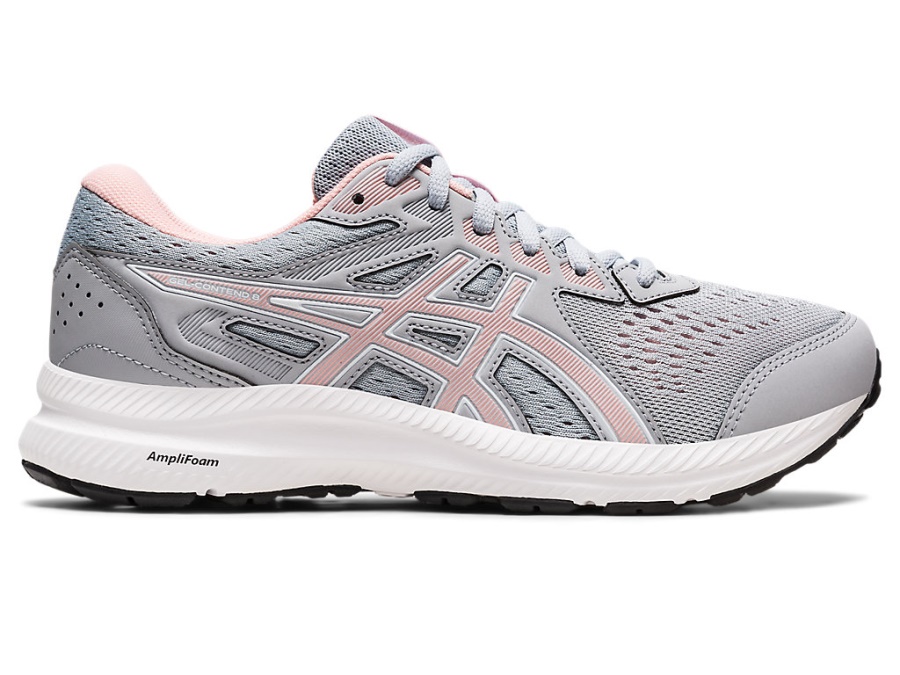 Asics Piedmont Grey-Frosted Rose GEL-CONTEND 8 (D WIDE)