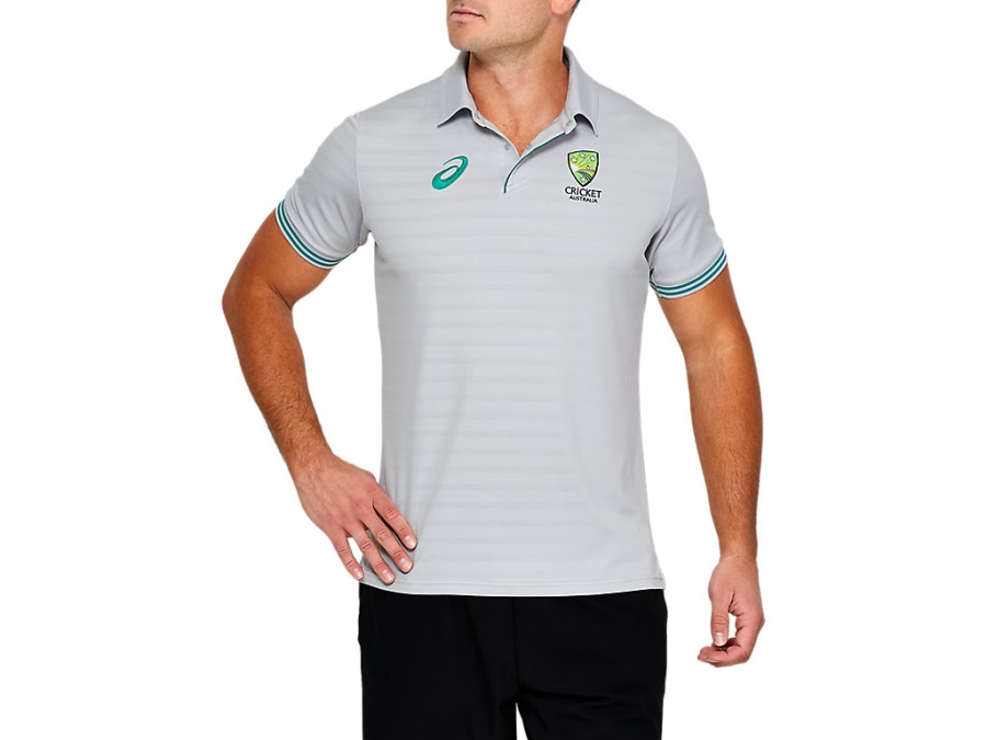 Asics Polar Shade CRICKET AUSTRALIA MEDIA POLO