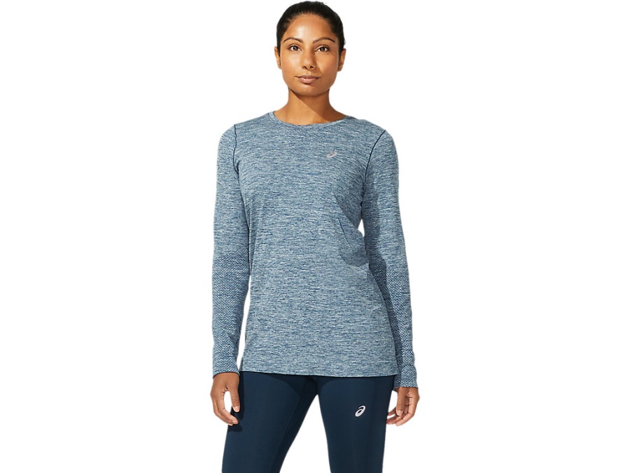 Asics RACE SEAMLESS LONG SLEEVED French Blue