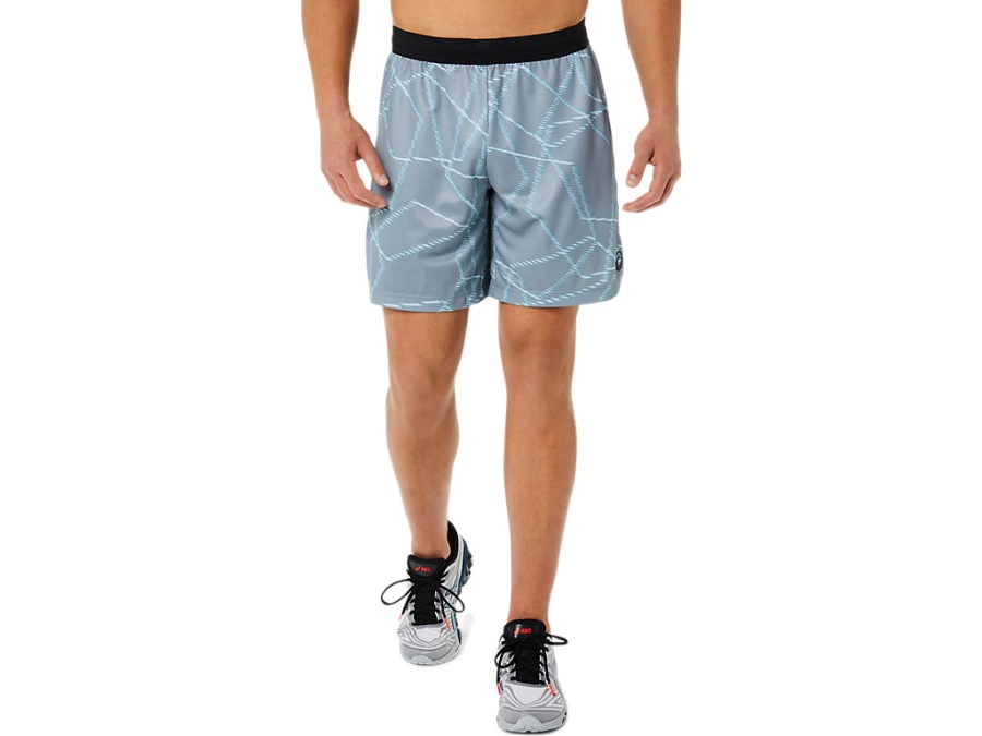 Asics SEASONAL ALL OVER PRINT SHORTS Sheet Rock